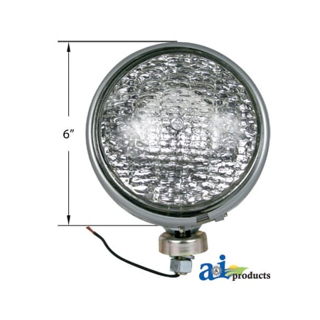 A & I Products Headlamp, Sealed Beam, 6 Volt 8" x6" x7.5" A-28A20